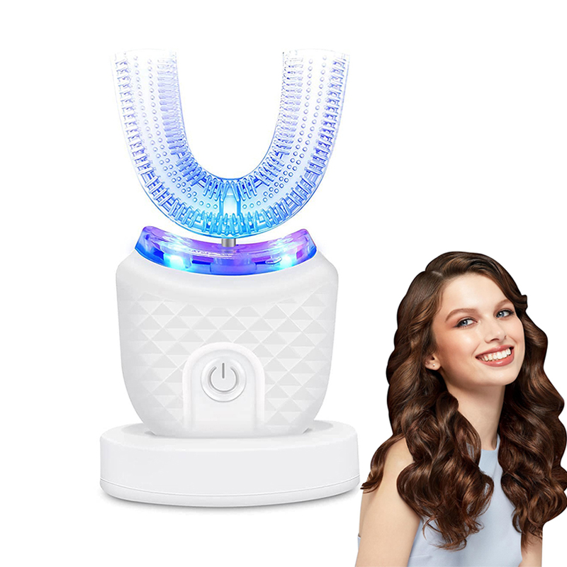 Teeth Whitening Kit - U-förmiges Wiederaufladbares Lichtgerät zur Schnellen Zahnaufhellung