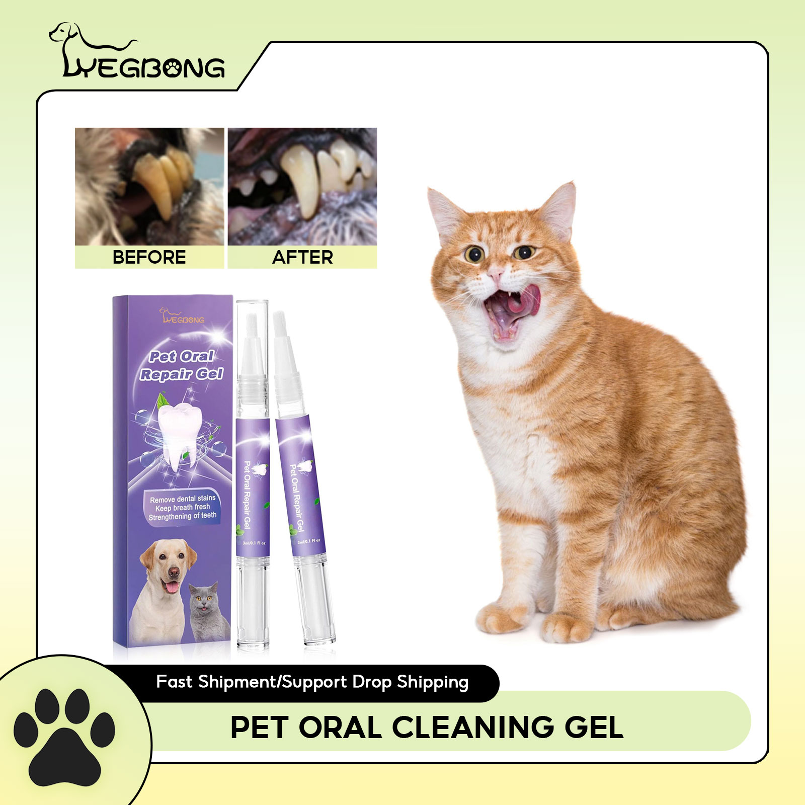 Pet Oral Repair Gel Welpen Zah – Teeth Whitening Mouthwash Bewertung und Preis
