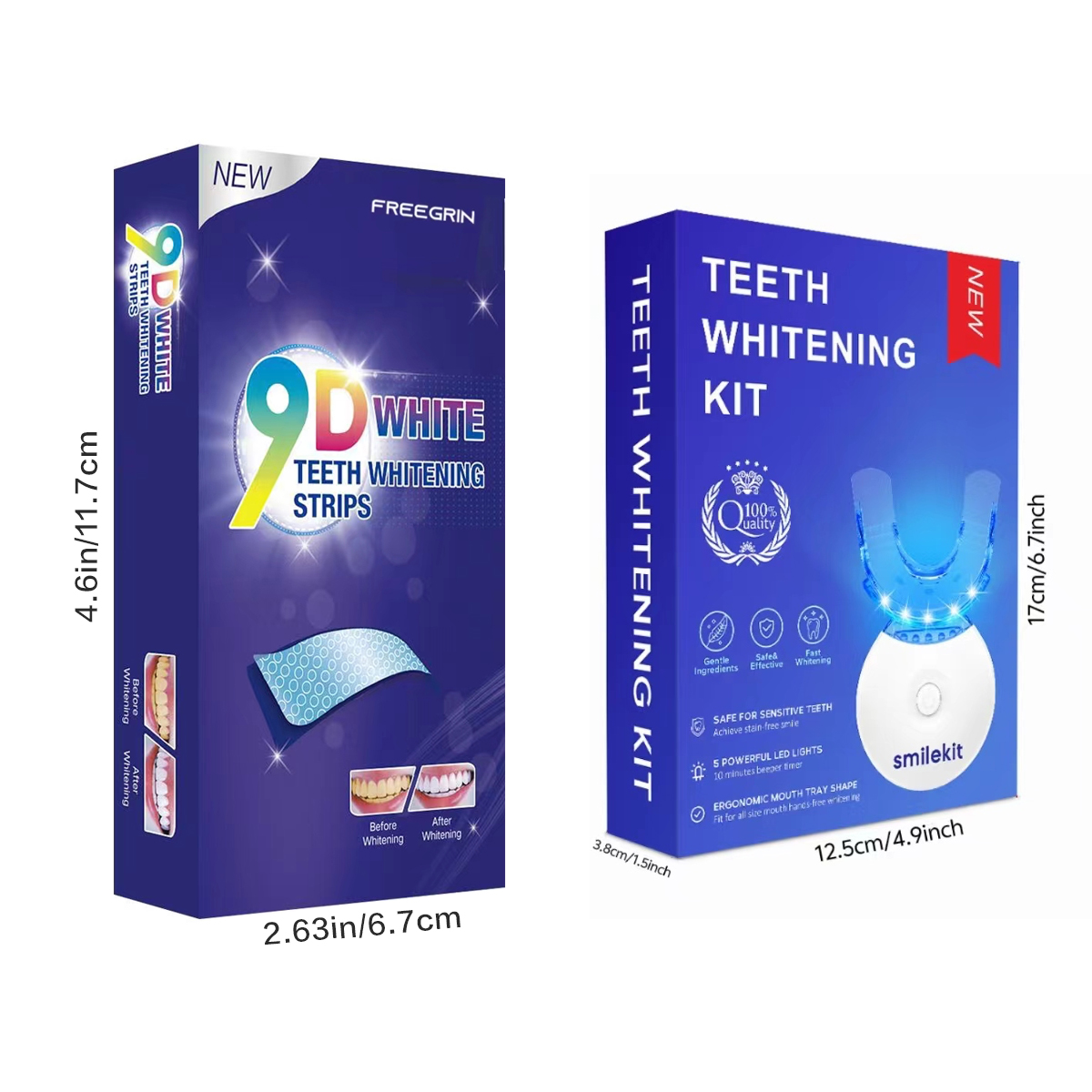 Zahnaufhellungs-Set – 5 x LED- – Teeth Whitening Mouthwash Bewertung und Preis