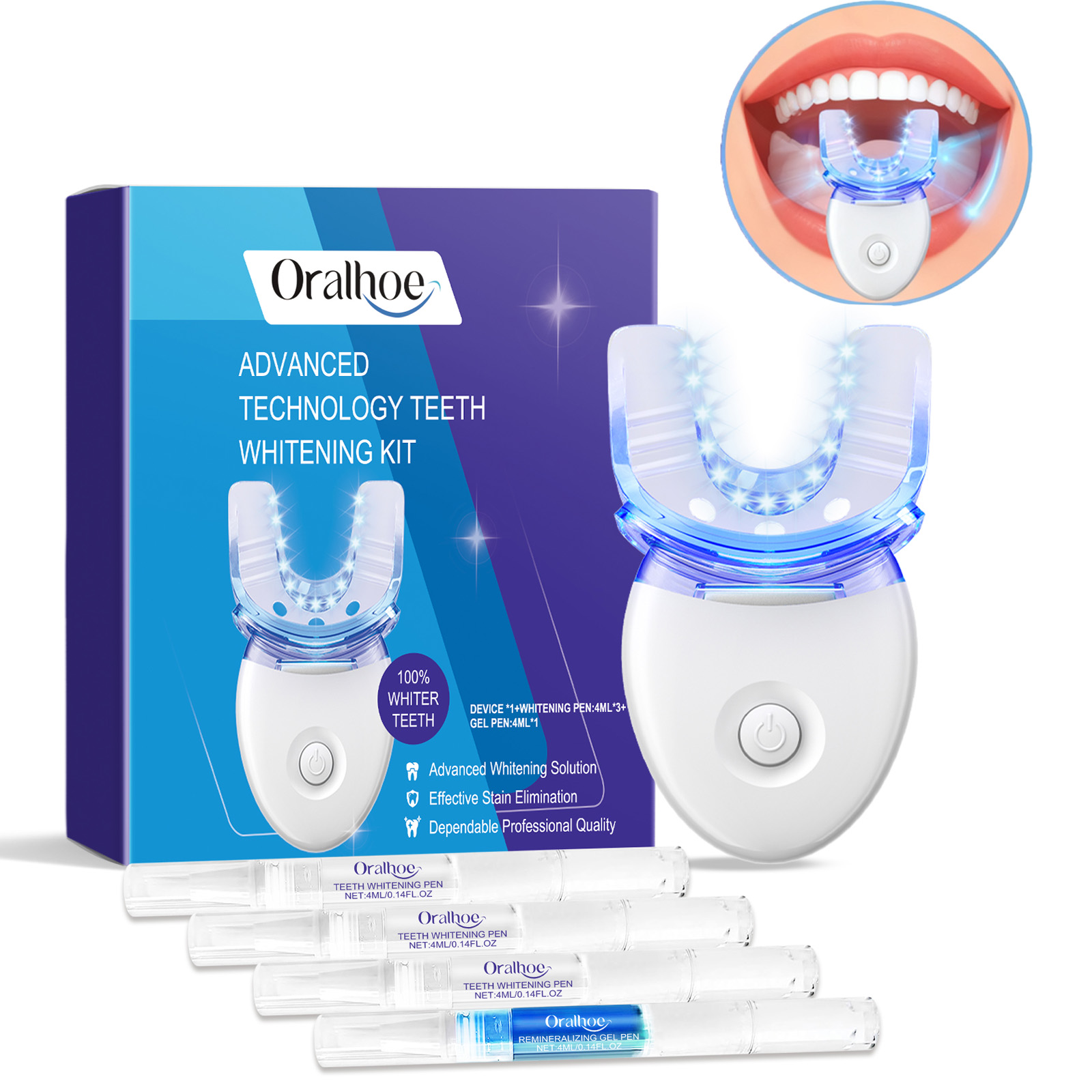 Professionelles LED-Lichtset z – Teeth Whitening Mouthwash Bewertung und Preis